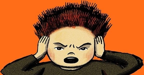 illustrazione del blog di un bambino fuori controllo