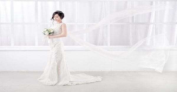 blog picture of bride in ballroom