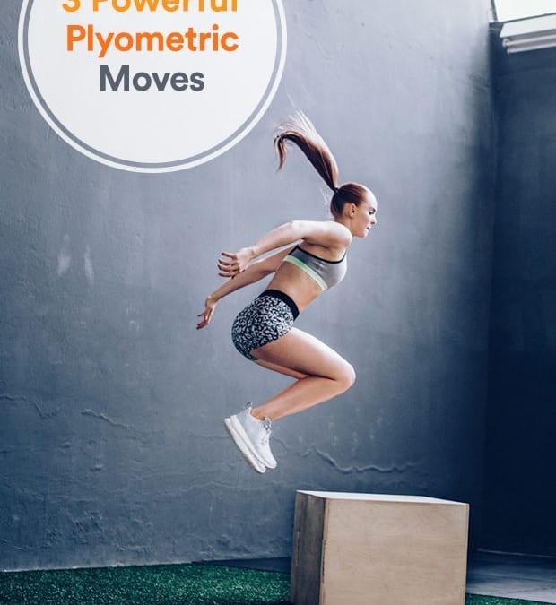 blog picture of lady doing plyometric box jumps