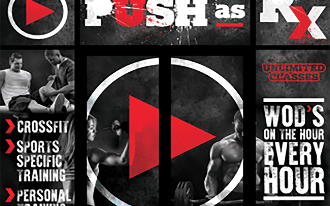pushasrx gym logo
