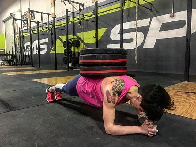 blog picture of crossfit athlete working out