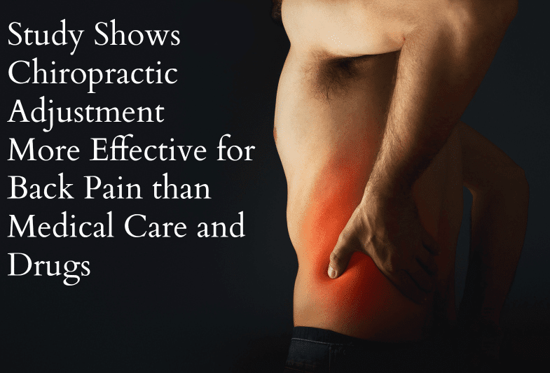 Study Demonstrates Chiropractic Adjustment More Effective For Back Pain Than Drugs & Medical Care
