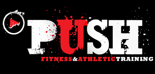 spingere il logo del centro fitness