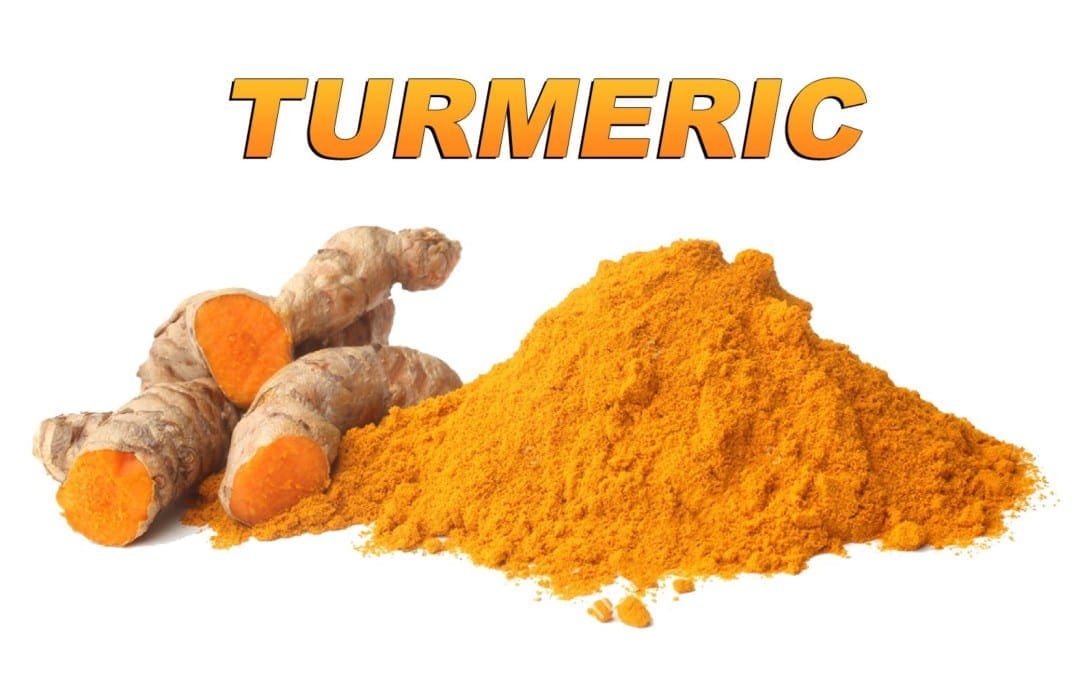 blog picture of turmeric root and powder
