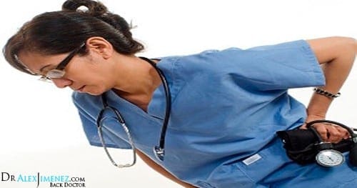 Trabajadores de la salud y complicaciones de espalda