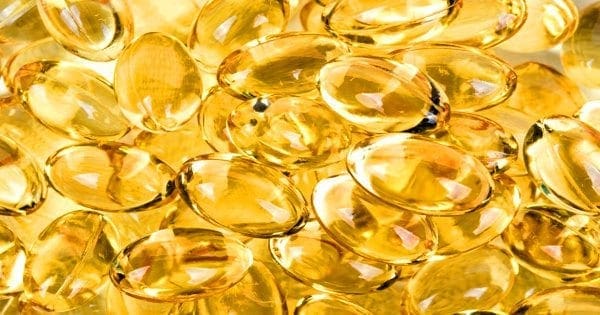 foto del blog di capsule di vitamina D.