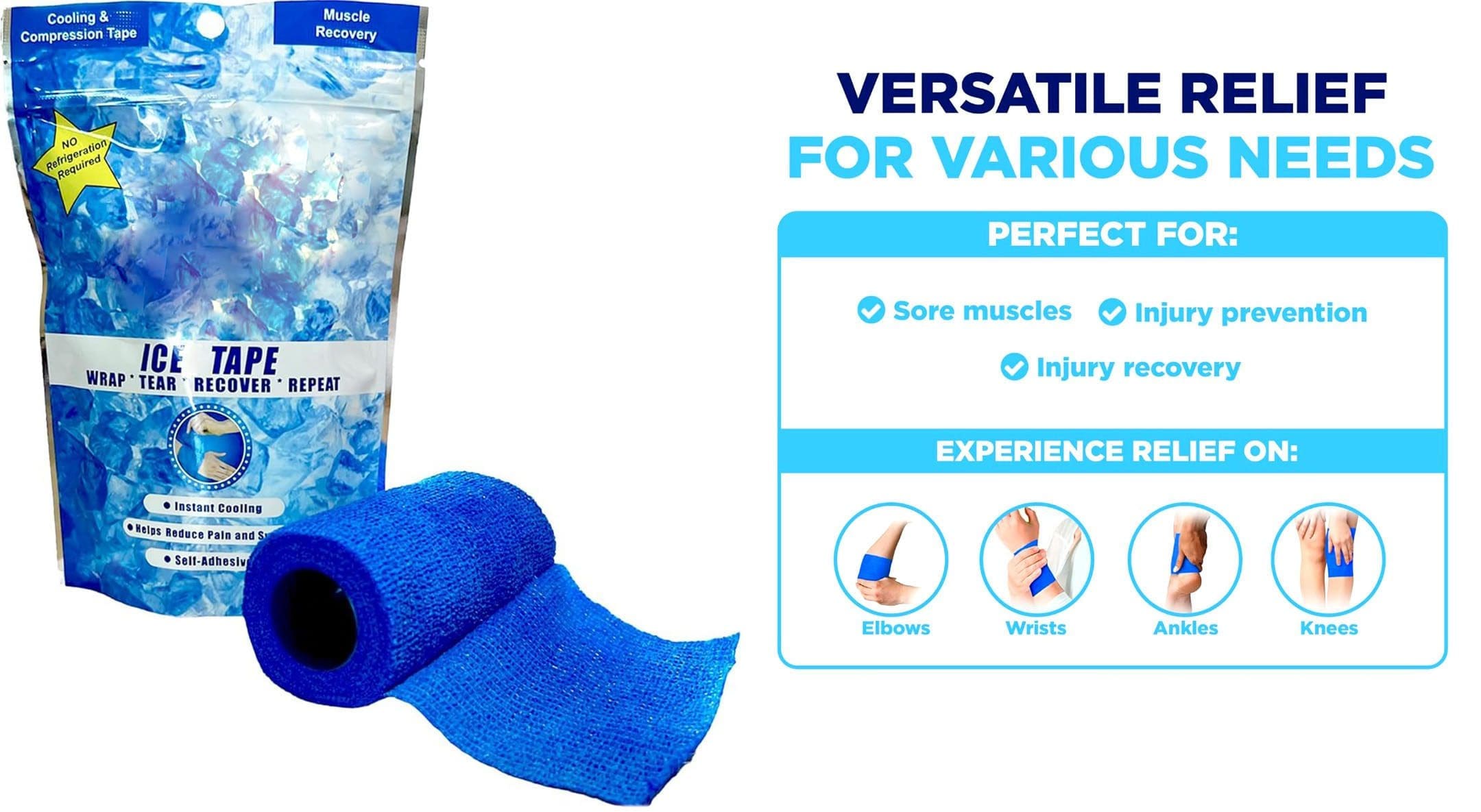 Cold Therapy with Ice Tape for Musculoskeletal Injuries